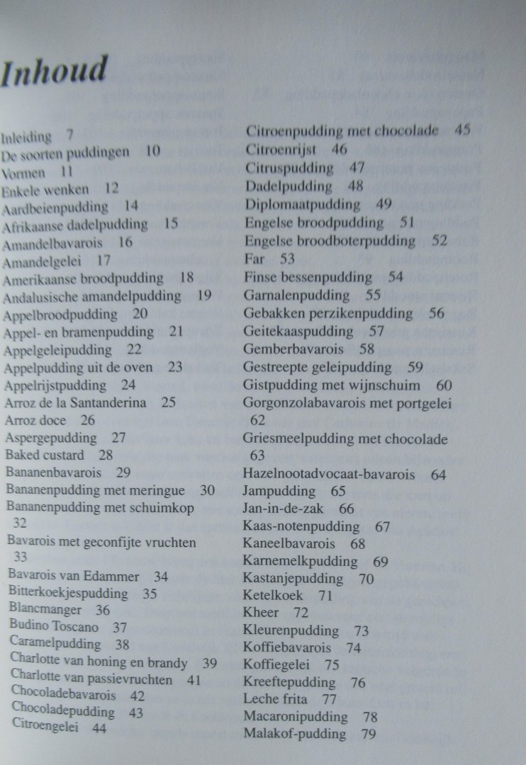 Mey, Wim - Puddingenboek