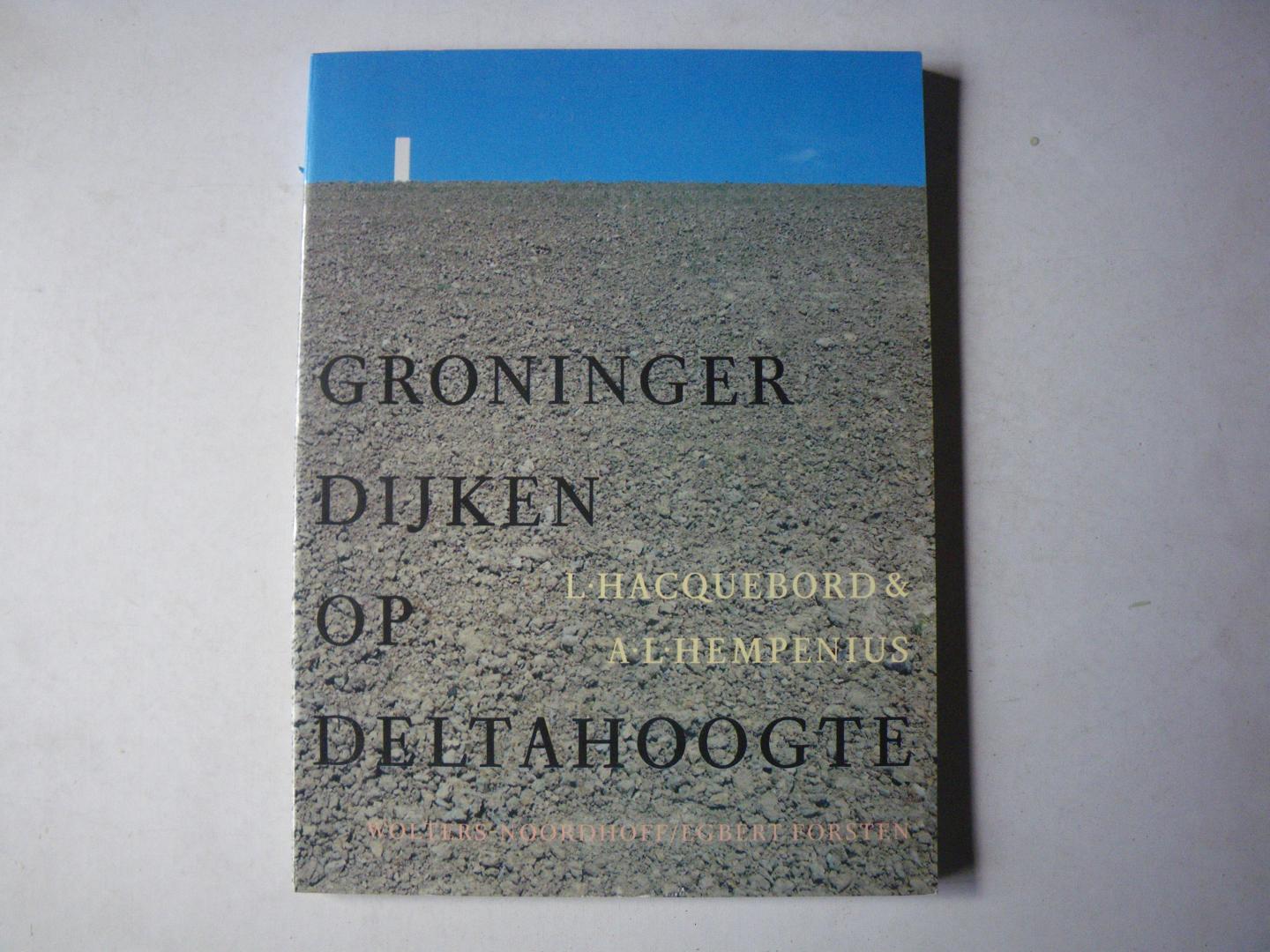 Hacquebord, L. en Hempenius, A.L. - Groninger dijken op deltahoogte