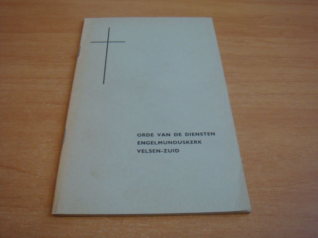 Onbekend - Orde van de diensten Engelmunduskerk Velsen-Zuid