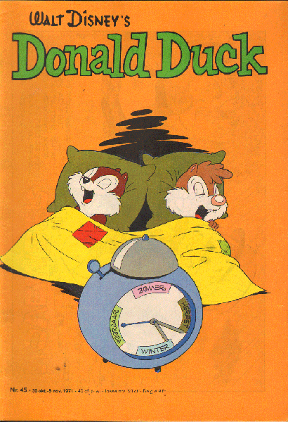 Disney, Walt - Donald Duck 1971 nr. 45, Een Vrolijk Weekblad, 30 oktober-5 november, goede staat