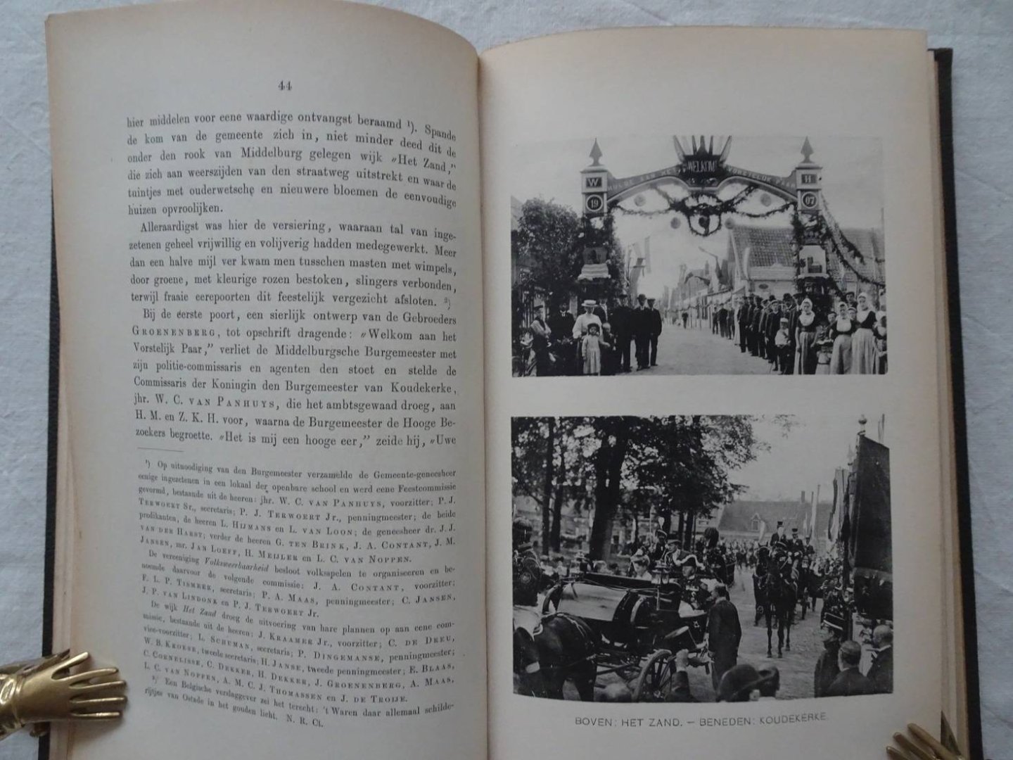 Hartman, H.J.G. - Neerlands Koningin en de Prins der Nederlanden in Zeeland; gedenkboek van het verblijf van H. M. en Z. K. H., 12, 13, 14 September 1907.