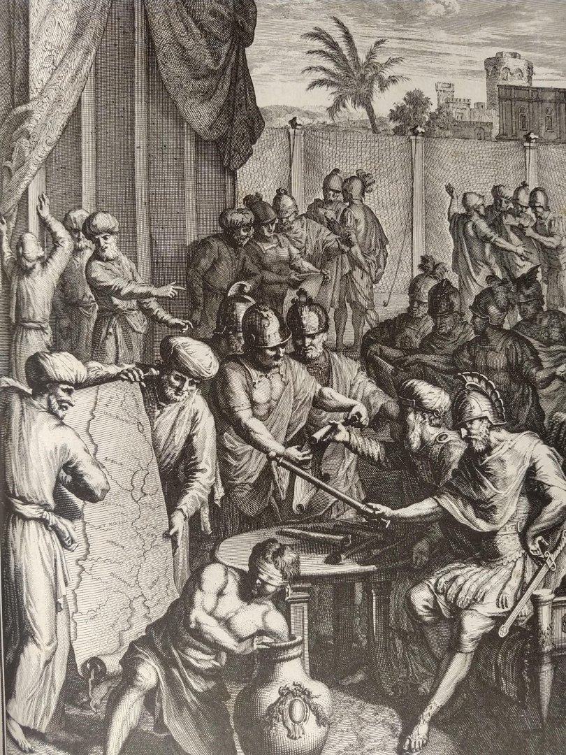 Hoet, Houbraken & Picart. - Taferelen der Voornaamste Geschiedenissen van het Oude en Nieuwe Testament, en andere boeken, bij de Heilige Schrift gevoegt. Door de vermaarde Kunstenaars Hoet, Houbraken, en Picart getekent, en van de beste meesters in koper gesneden....
