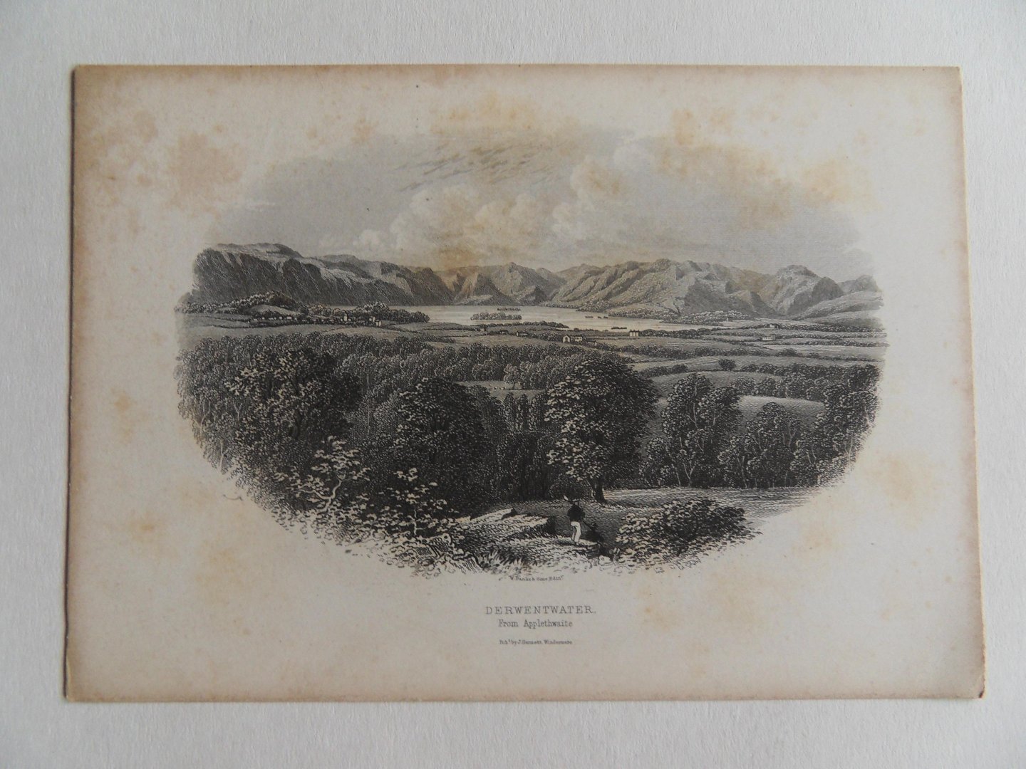 Garnett, J. - Garnett`s Views of the English Lakes. - Keswick District. [ Omslag met 11 losse gravures ].