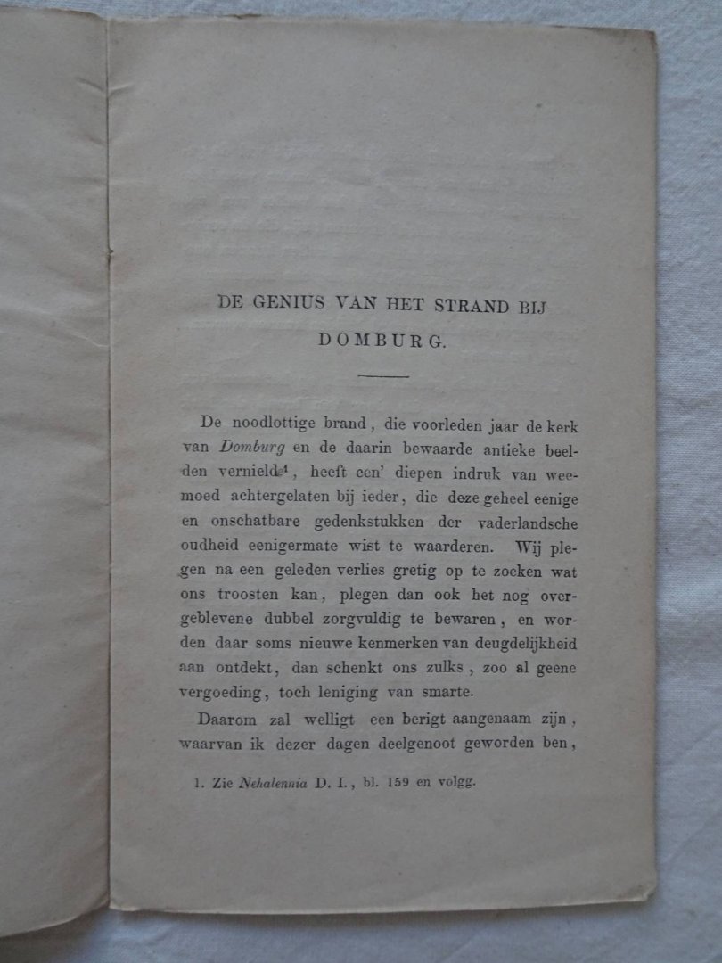 Janssen, L.J.F.. - De genius van het strand bij Domburg.