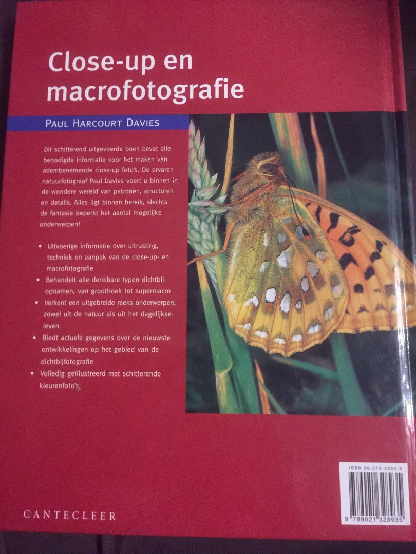 Davies, P. Harcourt - Close-up en macrofotografie / apparatuur ; verlichting en belichting ; opnametechnieken