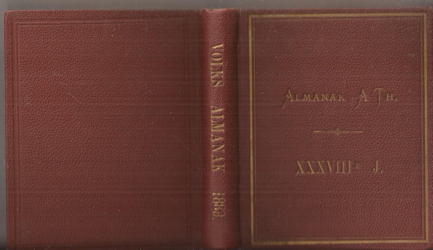 ALBERDINGK THIJM, Dr. JOS. A. (ED.). - -Volks-Almanak voor Nederlandsche Katholieken, 1889. XXXXVIII Jaar.