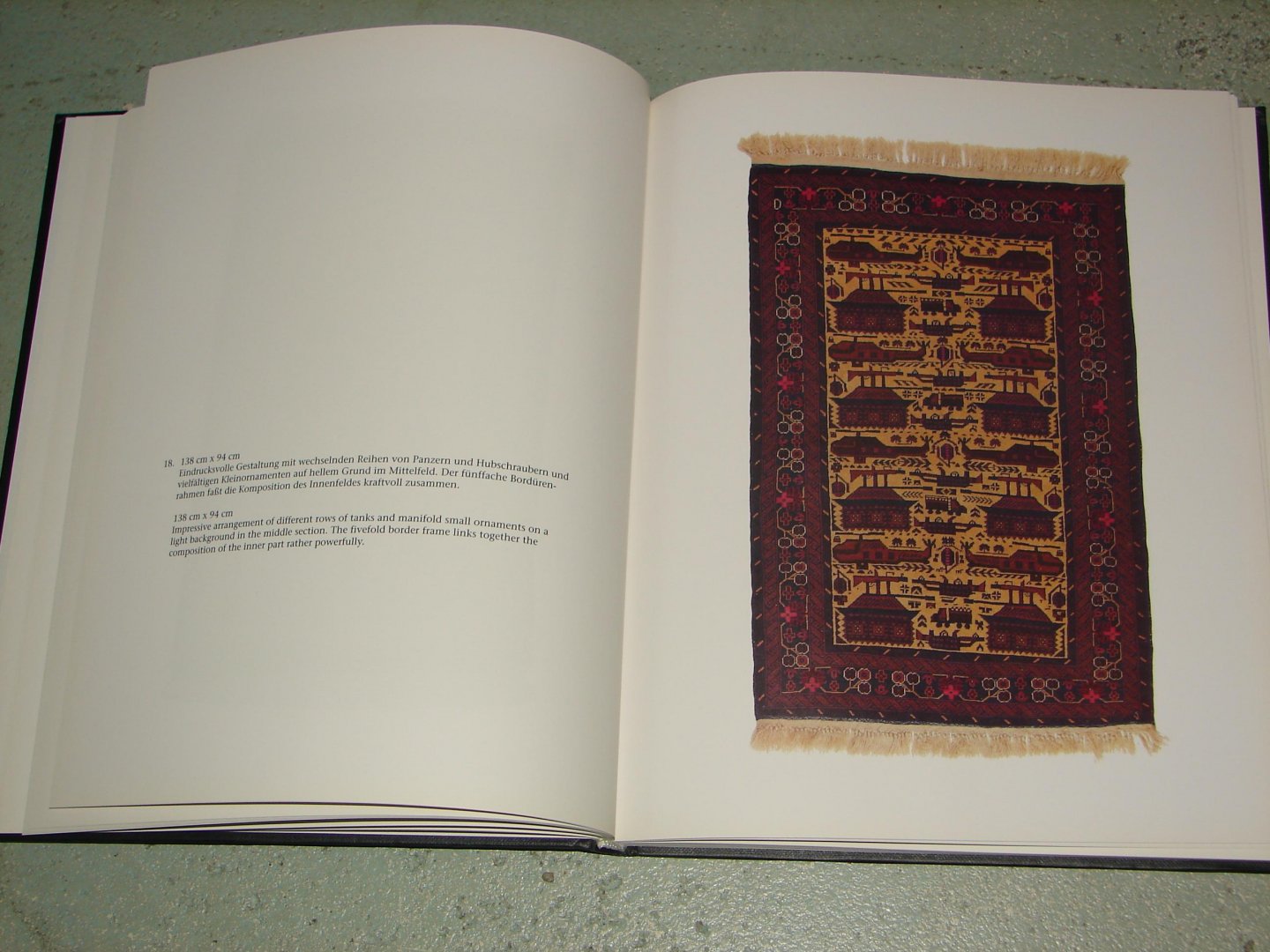 Böhning, Walter - Afghanische Teppiche mit kriegsmotiven