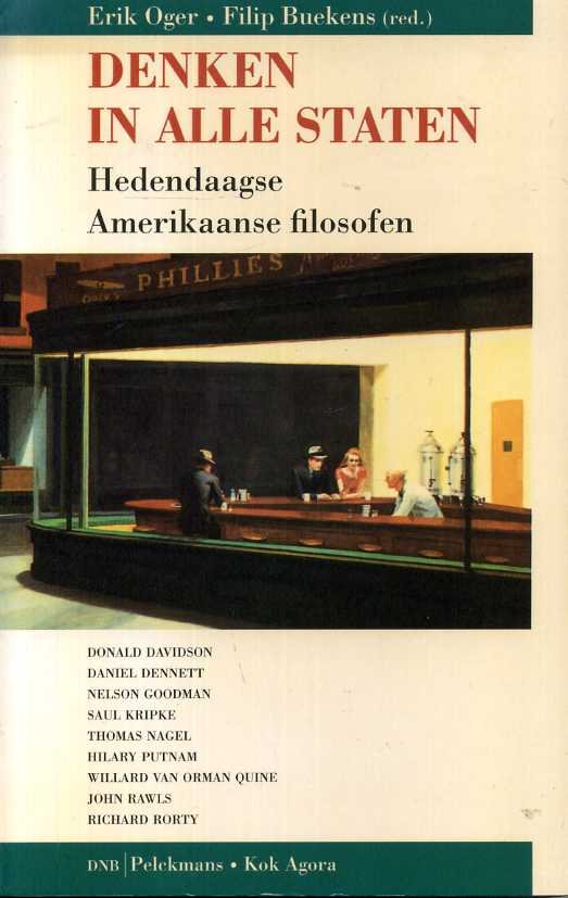 Oger, Erik en Filip Buekens(redactie) - Denken in alle staten. Amerikaanse filosofen vandaag.