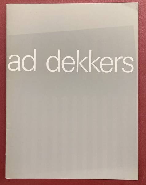 SM 1981: & DEKKERS, AD. - Ad Dekkers. Catalogue 689.