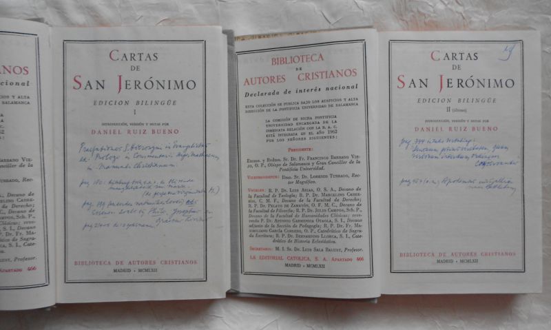 San Jeronimo (Santa Hieronymus) / Daniel Ruiz Bueno (Introducion, Version y Notas) - Cartas de San Jeronimo. Edicion bilingue (Espanol Latina)