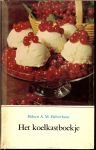 Halverhout, Heleen A.M .. Omslag : Rein van Looy en Illustraties Jan Bouman - Het koelkastboekje .. Wenken en recepten.