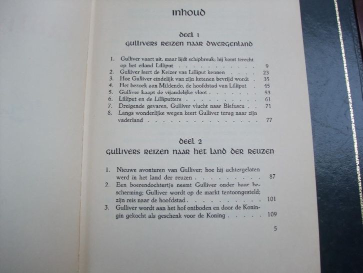 Cramer Rie - Gullivers reizen. Naverteld en geïllustreerd door Rie Cramer,. met 12 gekleurde platen van Arthur Rackham