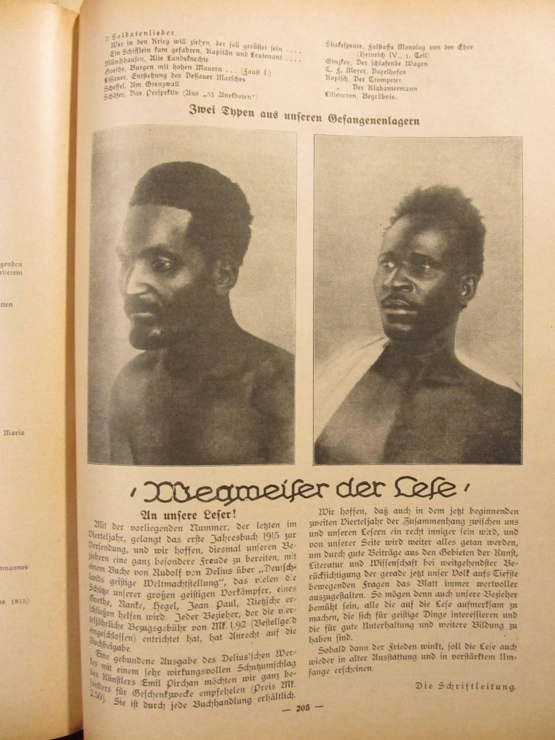  - KRIEGS-LESE Kriegsausgabe der Zeitschrift "Die Lese" Nr. 20 zu 45, 1915