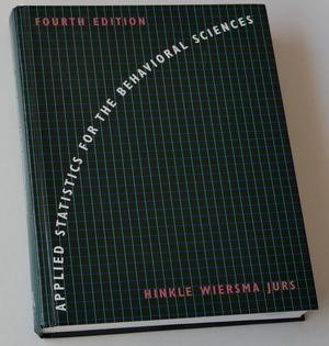 Hinkle, Dennis E, William Wiersma, Stephen G Jurs - Applied Statistics for the Behavioral Sciences