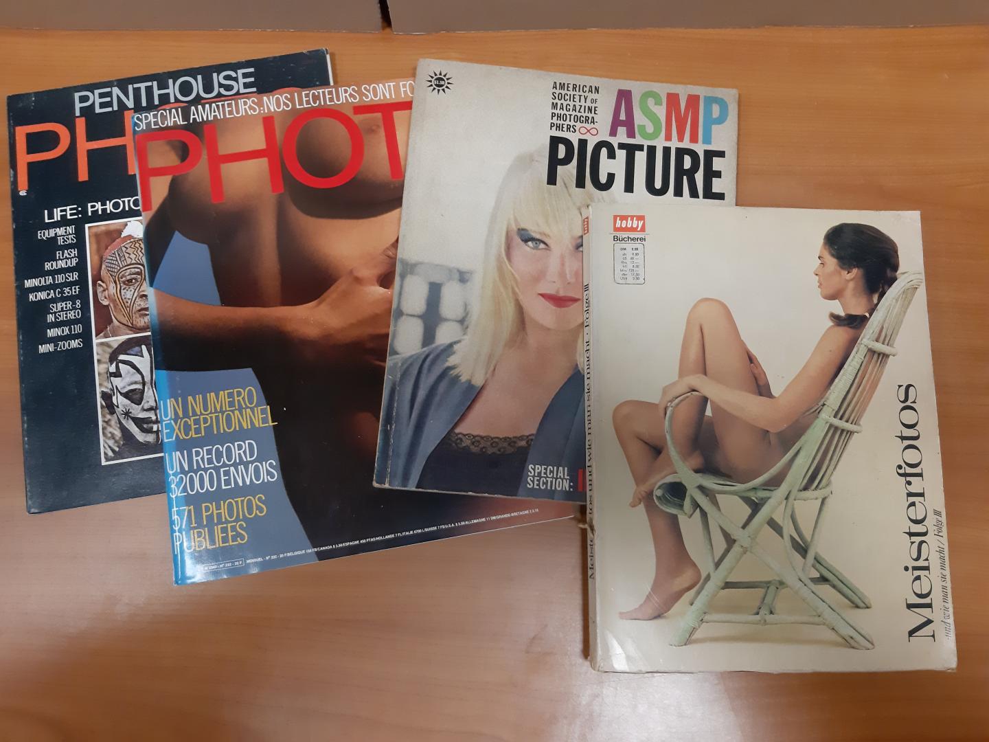  - Diverse boeken over FOTOGRAFIE / NAAKTFOTOGRAFIE / EROTIEK