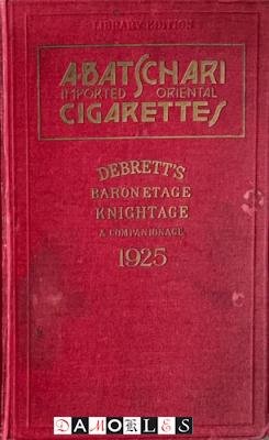 Arthur G.M. Hesilrige - Debrett's Baronetage, Knightage and Companionage 1925