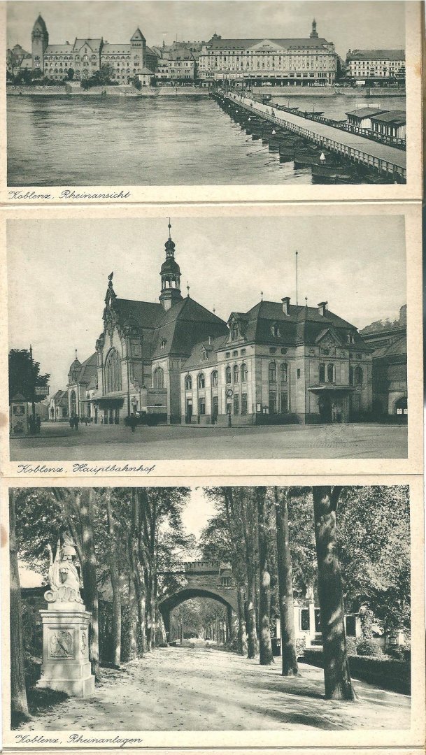 Anoniem - Oud souvenir album: Koblenz : 12 Ansichten in feinstem Kupfertiefdruck