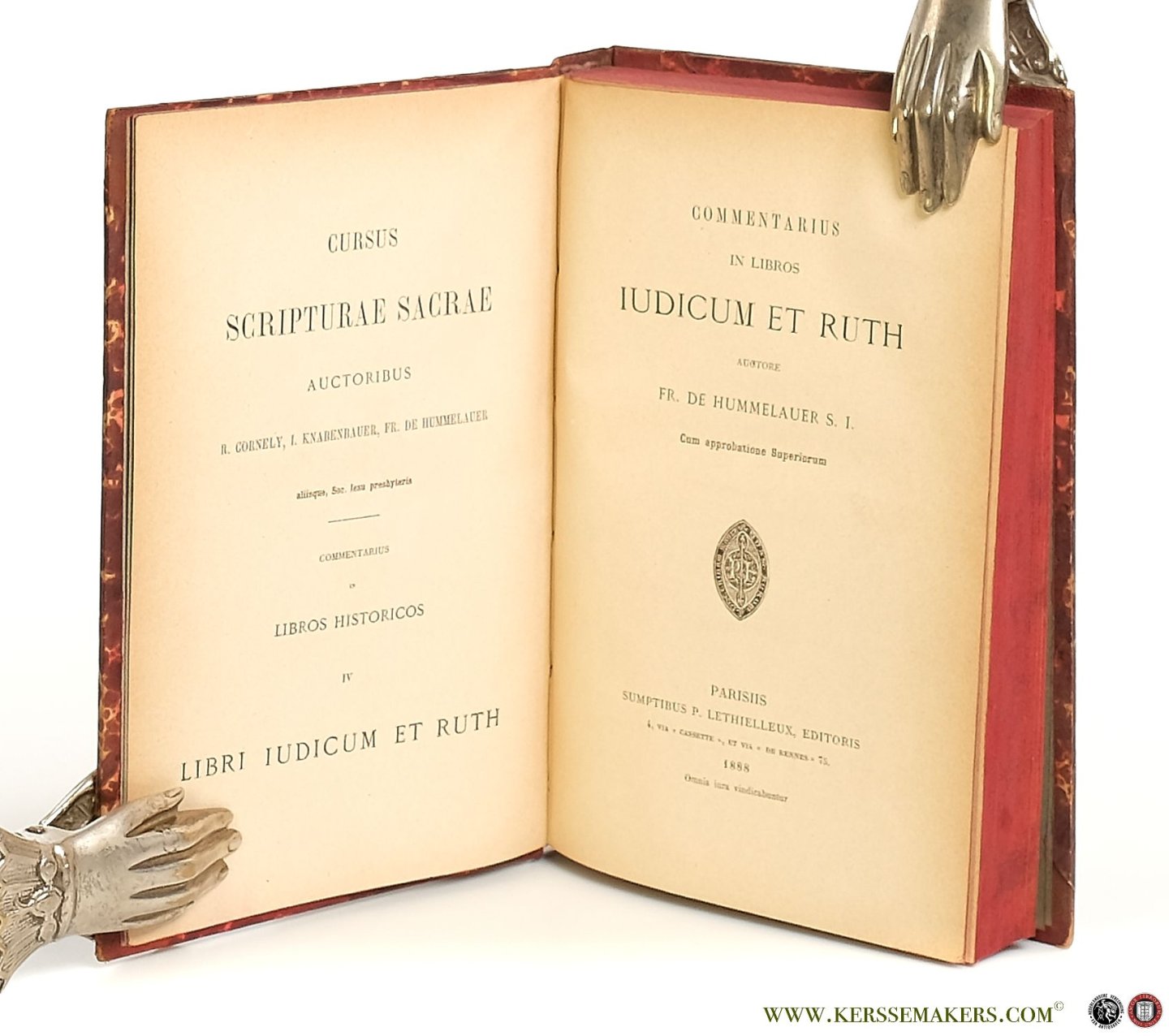 Hummelauer, Fr. de. - Commentarius in libros Iudicum et Ruth.