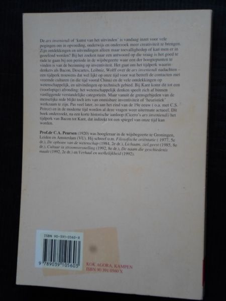 Peursen, G.A. - Ars Inveniendi, Filosofie van de inventiviteit van Francis Bacon tot Immanuel Kant