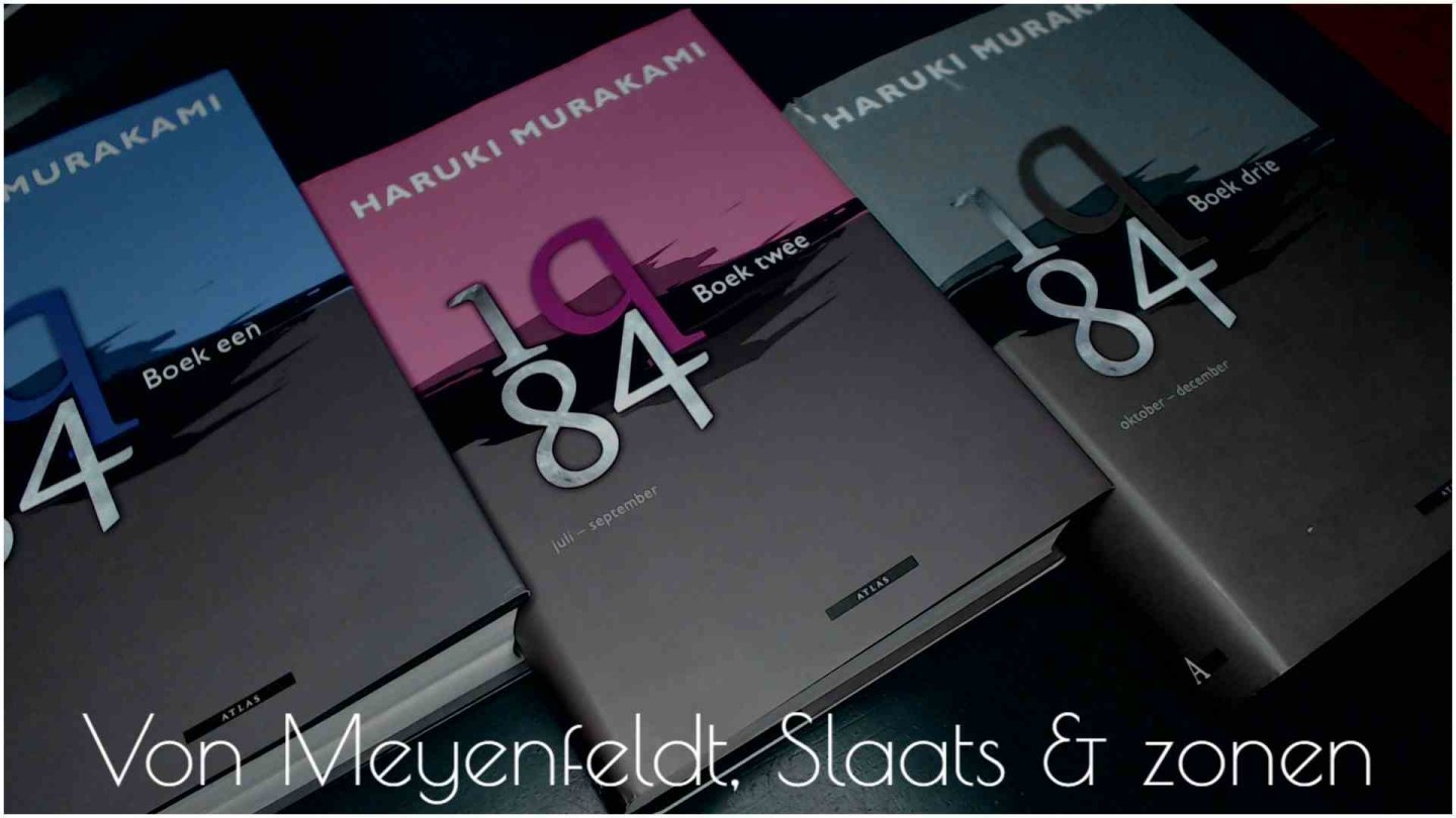 Murakami, Haruki - 1q84 (quntienvierentachtig) Boek een - twee en drie (drie delen compleet in de eerste druk)