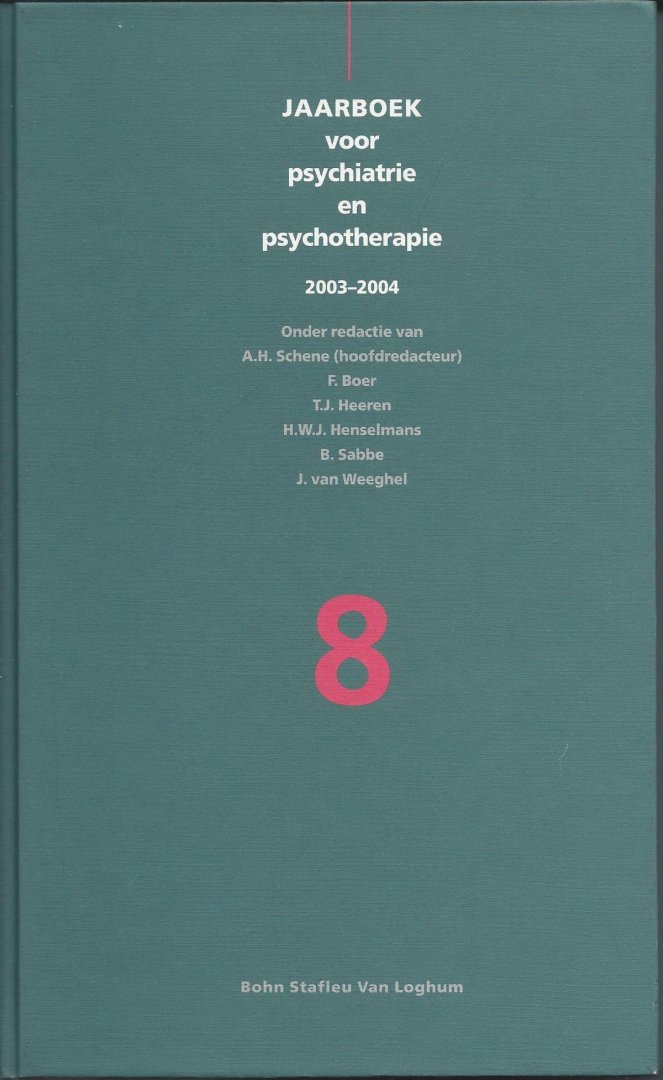 Psychologie/Psychiatrie # Hoogduin, Van der Velden, Verhulst, Schnabel en vele anderen - Jaarboek voor Psychiatrie en Psychotherapie 1985/86 tot en met 2007/2008 (10 delen, complete serie)