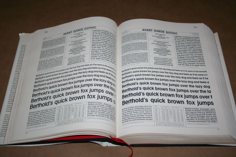  - E 2 -- Berthold Fototypes -- Body Types. Vol. I: Synopsis, Katalog, Layouts (577 Type Faces)