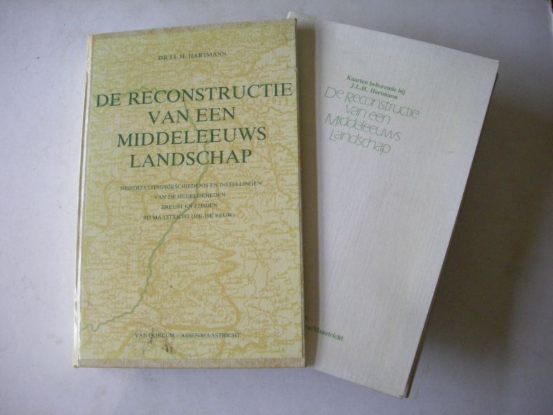 Hartmann, Dr.J.L.H. - De reconstructie van een Middeleeuws landschap, Nederzettingsgeschiedenis en instellingen van de heerlijkheden Breust en Eijsden bij Maastricht (10e-19e eeuw), + losse kaartenmap