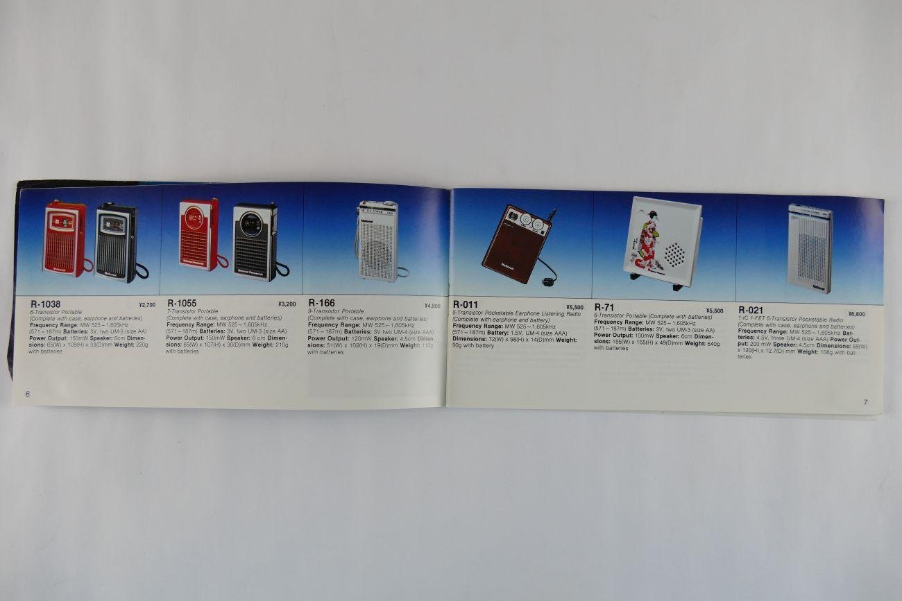 Diversen - National Panasonic Technics catalog  ( Japan) 1980(4-foto's)