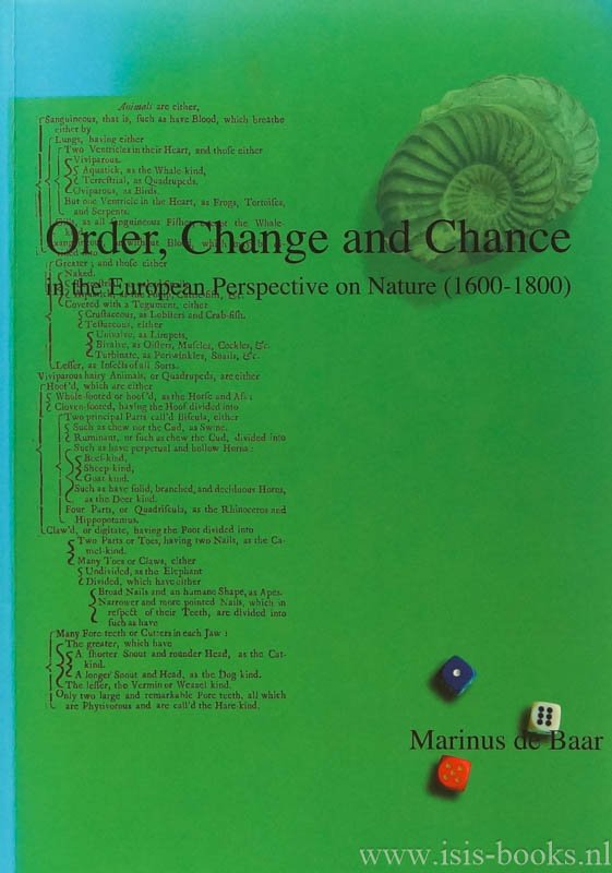 BAAR, M.C.M. DE - Order, change and chance in the European perspective on nature (1600-1800).