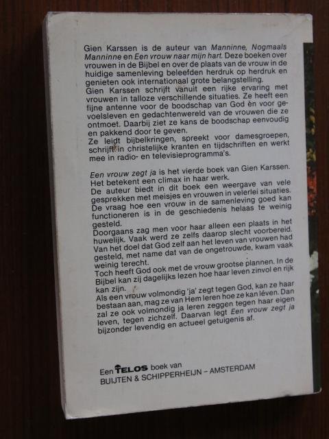 Karssen, Gien - Een vrouw zegt ja