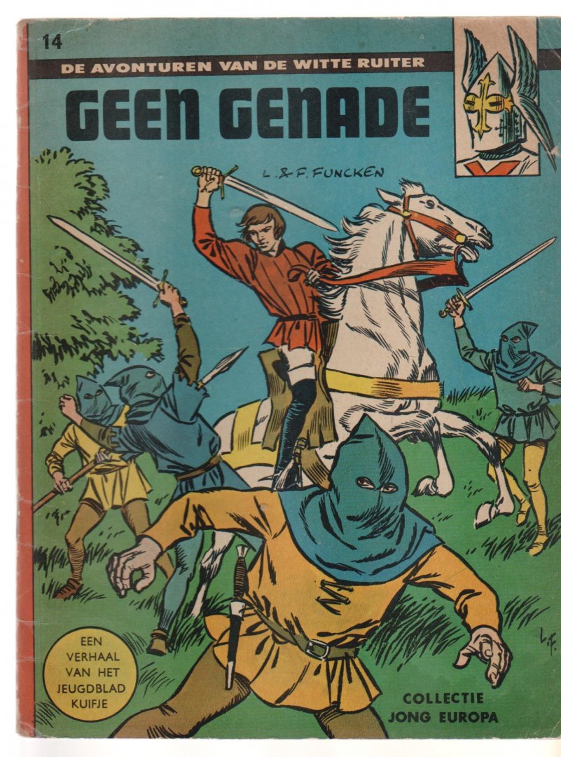 Funcken,L&F - Collectie Jong Europa 14 de witte ruiter:geen genade