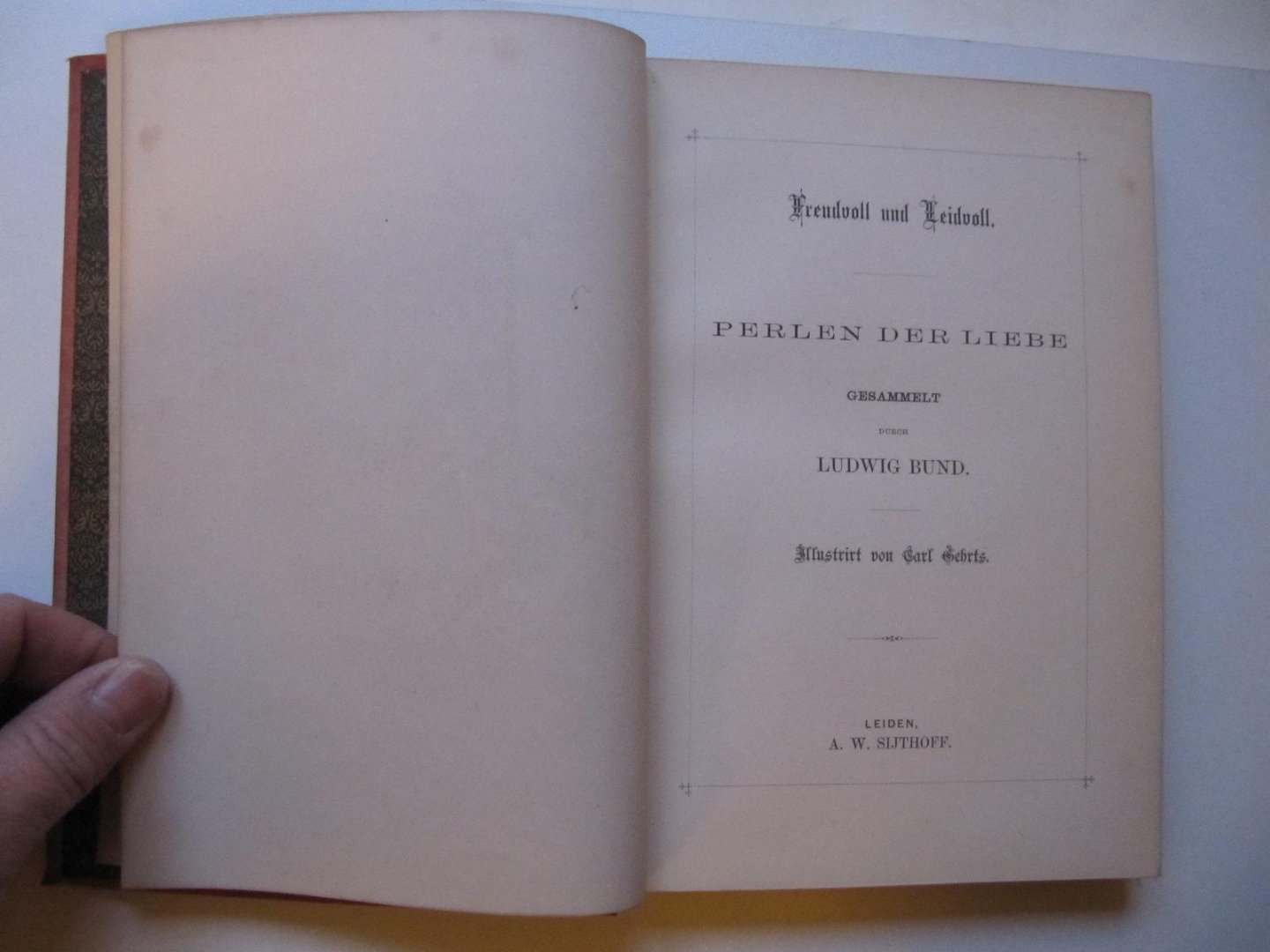 G. Wagener (Ludwig Bund) - Stellingen - (Freudvoll und Leidvoll - Perlen der Liebe)