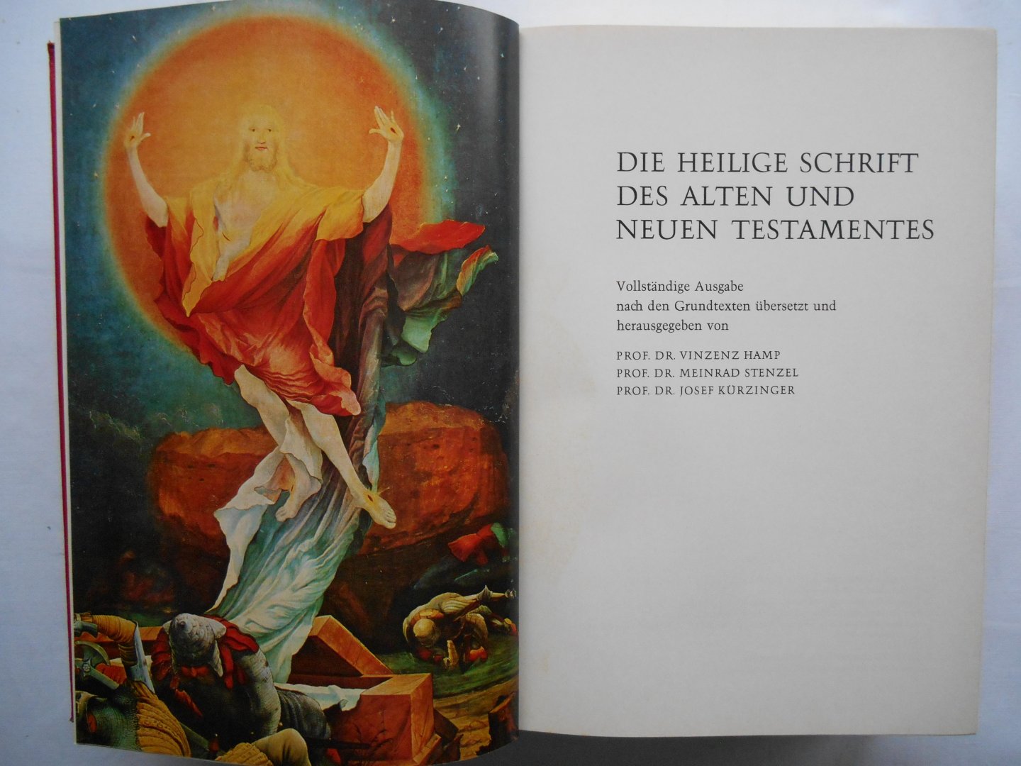 Hamp, Dr. Vinzenz & Stenzel, Dr. Meinrad & Kurzinger, Dr. Josef - Die Bibel - Die Heilige Schrift des Alten und Neuen Testamentes