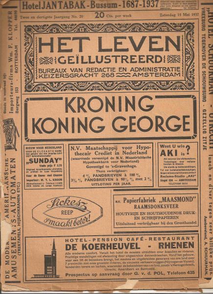  - Het leven 1937 / no 20. Kroning Koning George