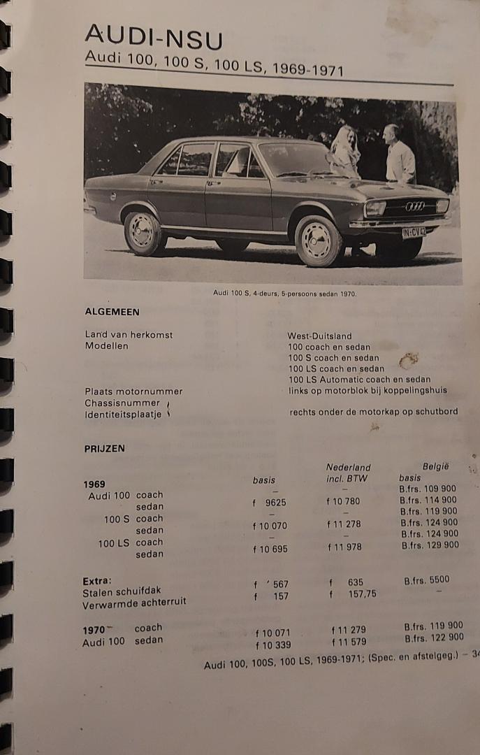 P.Olyslager - Audi -NSU 100 1969-1971