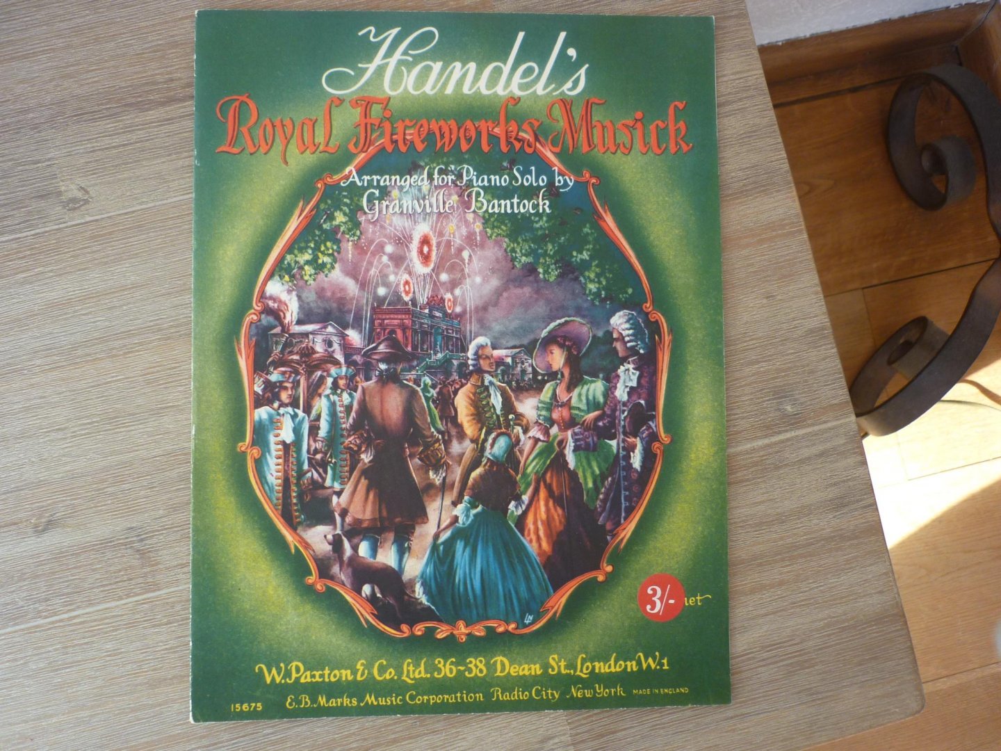 Handel; Georg Friedrich (1685-1759) - The music for the Royal Rireworks - Piano (arranged for Pianoforte by Granville Bantock))