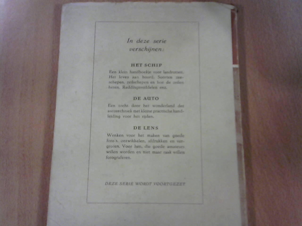 Roth Walter/ bewerking Alders J.C. - Jongens zien de auto