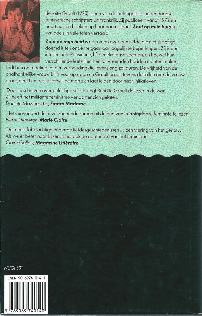 Groult, Benoîte - Zout op mijn huid