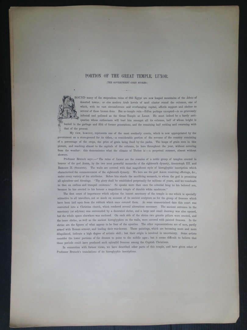 Frith, Francis - Antiquities at Biggeh, Opposite Philae, Series Egypt and Palestine