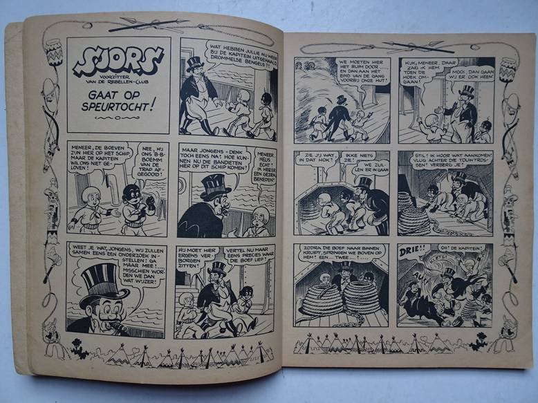 Piët, Frans. - Sjors van de Rebellenclub bij de Indianen.