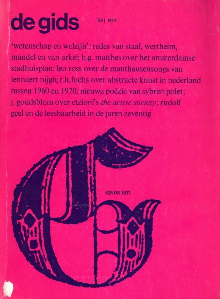 Tentije, Hans / Polet, Sybren / McCarthy, Mary e.a. - De Gids, nr. 7/8, 1970