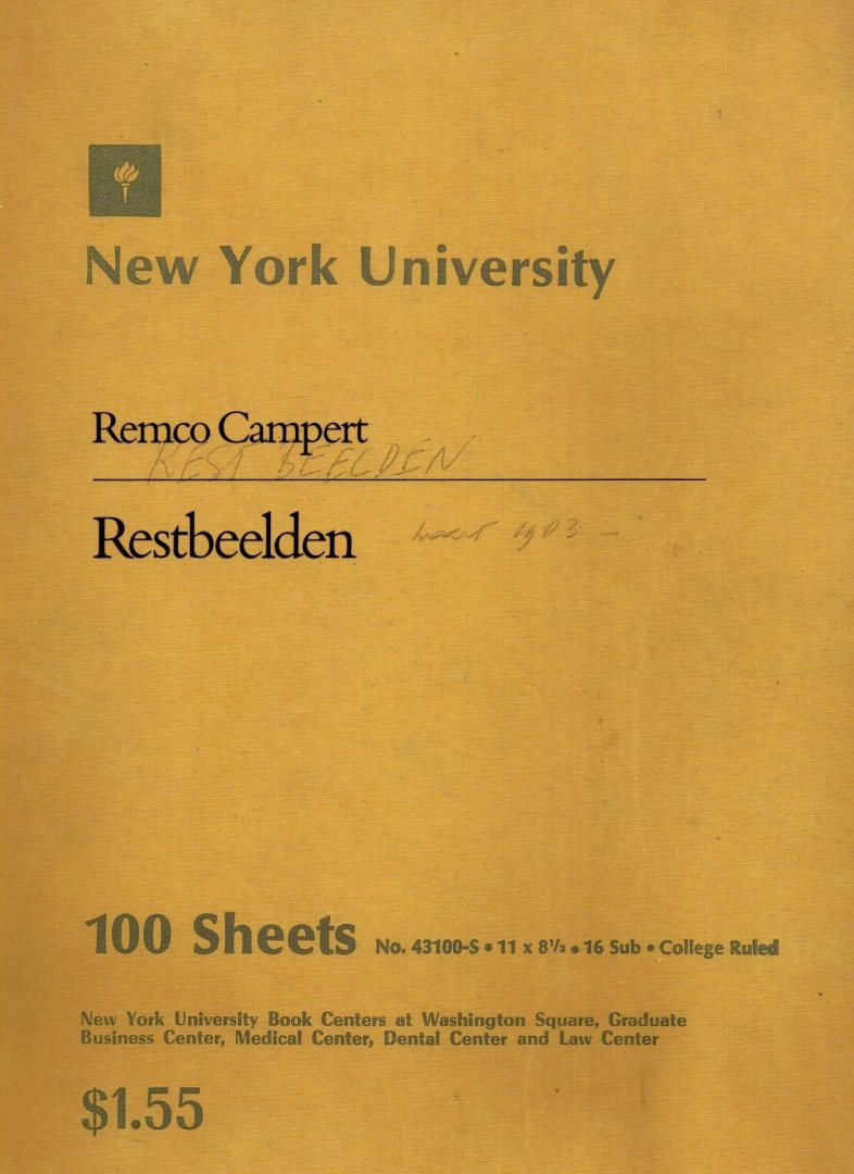 Campert, Remco - Restbeelden -Notities van Izegrim