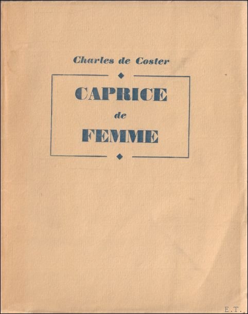 Charles de Coster / Ramah - Caprice de femme (81/100)
