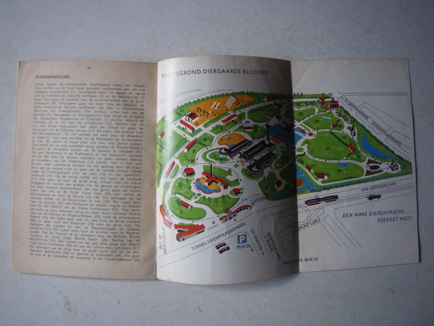 Bemmel A.C.V. van , Zwieten K. van - Zoo Blijdorp Gids en plattegrond