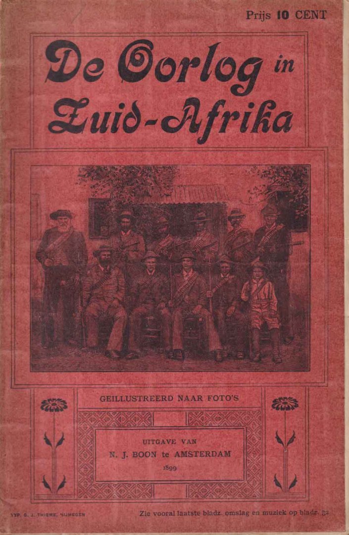 Priem, G.H. - De oorlog in Zuid-Afrika Geïllustreerd naar foto's. 8 delen.