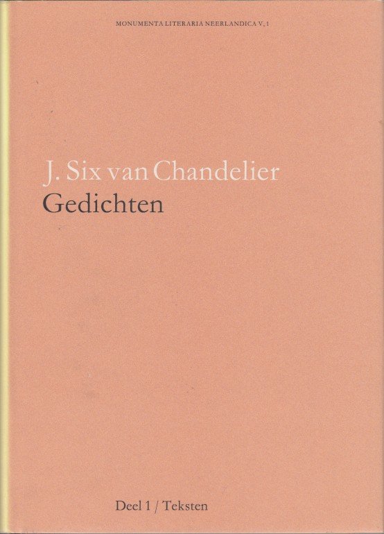 Six van Chandelier, J. - Gedichten.