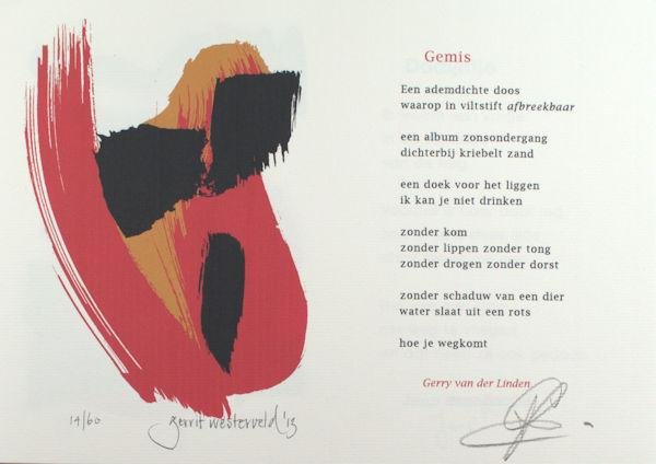 Linden, Gerry van der. - Gemis.