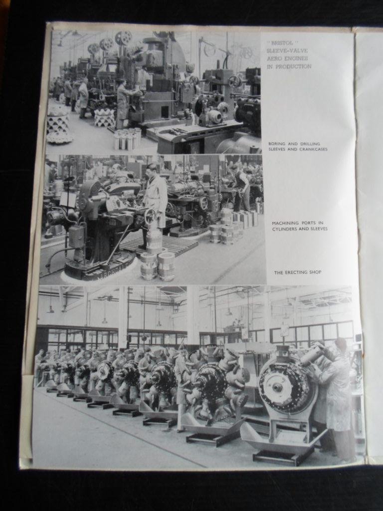 Catalogus - Bristol Sleeve-Valve Aero Engines + leaflet concerning the longest non-stop formation flight [Cranwell-Ismailia, Egypt]