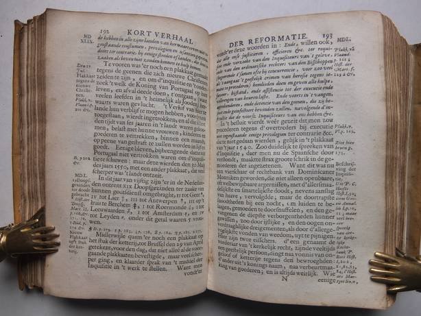 Brandt, Gerard. - Verhaal van de Reformatie, in en omtrent de Nederlanden. Met eenige aantekeningen en aanmerkingen.