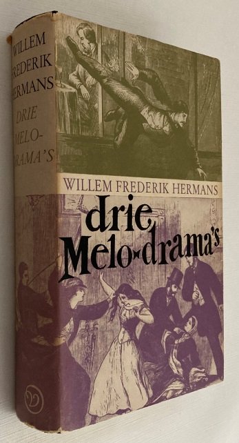 Hermans, Willem Frederik, - Drie melodrama's.  Conserve. De Leproos van Molokaï. Hermans is hier geweest. [1e druk]